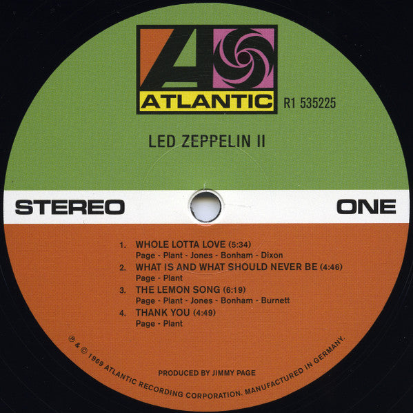 Led Zeppelin : Led Zeppelin II (LP, Album, RE, RM, Gat)