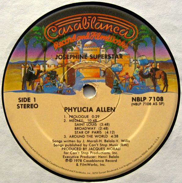Phylicia Allen : Josephine Superstar (LP, Album, P/Mixed, Spe)
