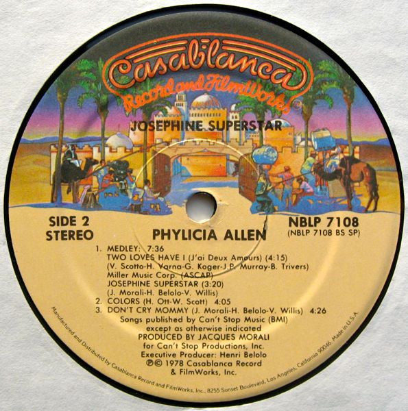 Phylicia Allen : Josephine Superstar (LP, Album, P/Mixed, Spe)