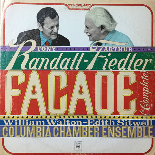 Tony Randall (3) - Arthur Fiedler - Sir William Walton - Edith Sitwell - Columbia Chamber Ensemble : Facade (Complete) (LP, Album)