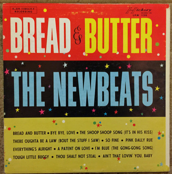 The Newbeats : Bread & Butter (LP, Album, Mono)