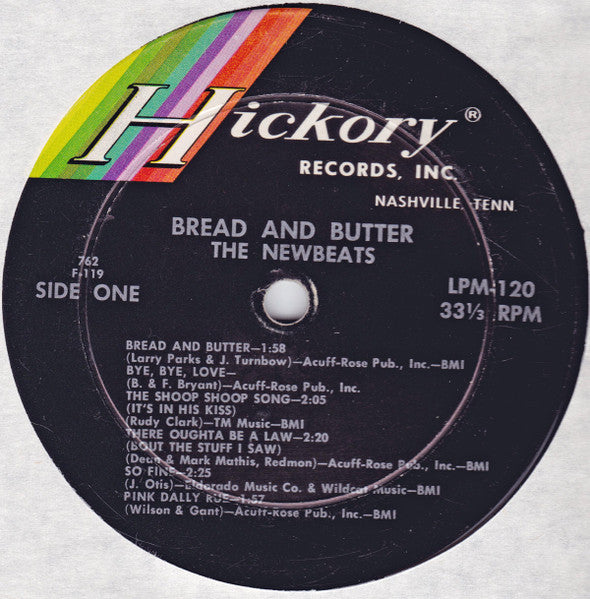 The Newbeats : Bread & Butter (LP, Album, Mono)