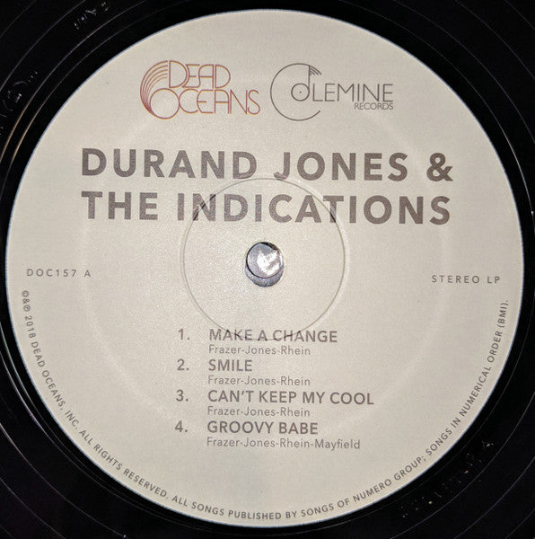 Durand Jones & The Indications : Durand Jones & The Indications  (LP, Album, RE)
