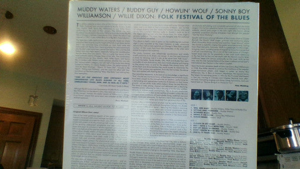 Muddy Waters, Buddy Guy, Howlin' Wolf, Sonny Boy Williamson (2) : Folk Festival Of The Blues (LP, Album, Ltd, RE, 180)