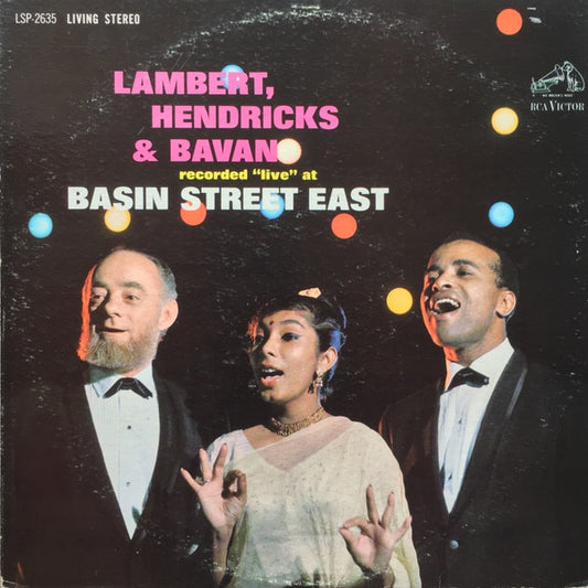 Lambert, Hendricks & Bavan : Recorded Live At Basin Street East (LP, Album, Ind)