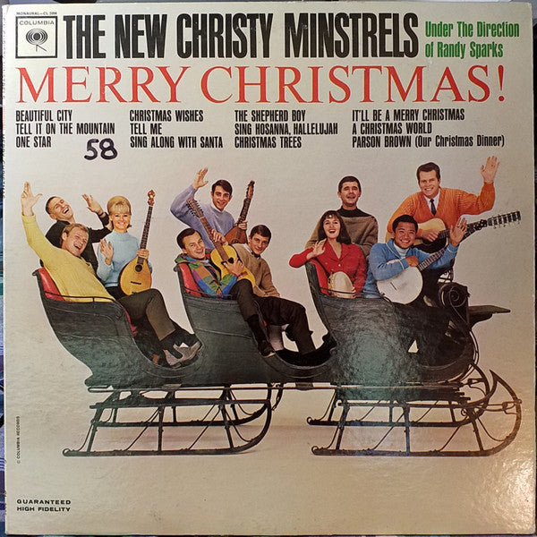The New Christy Minstrels : Merry Christmas! (LP, Album, Mono)