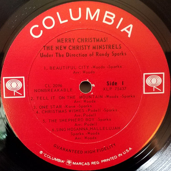 The New Christy Minstrels : Merry Christmas! (LP, Album, Mono)