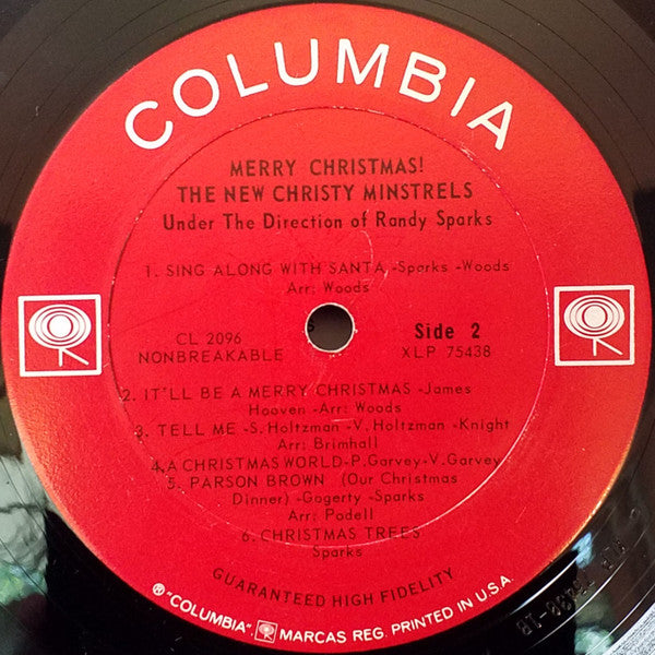 The New Christy Minstrels : Merry Christmas! (LP, Album, Mono)