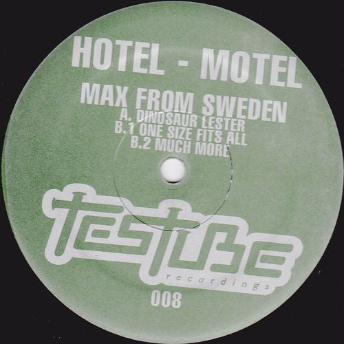 Max From Sweden : Hotel - Motel (12")