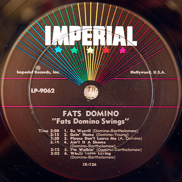 Fats Domino : Fats Domino Swings (LP, Album, Mono, Hol)