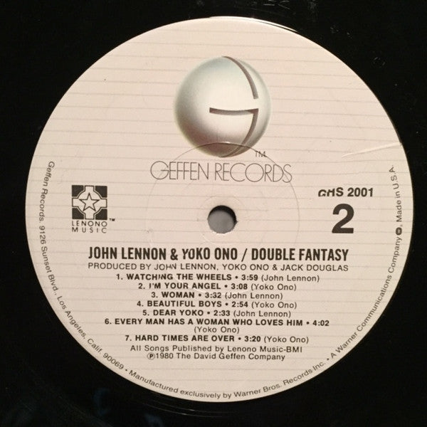 John Lennon & Yoko Ono : Double Fantasy (LP, Album, Los)