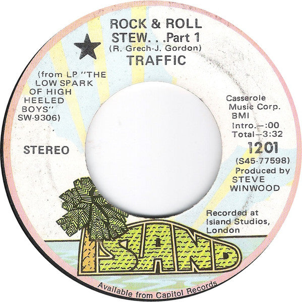 Traffic : Rock & Roll Stew (7", Single)