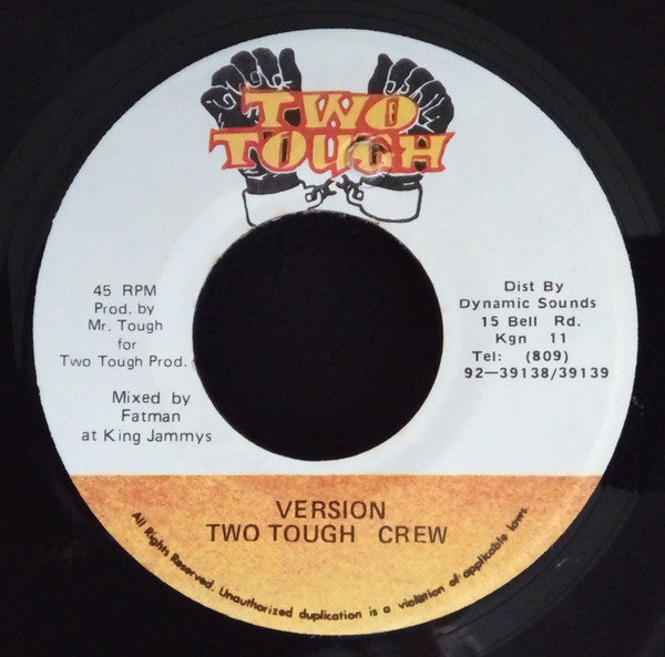 General T.K., Two Tough Crew : Prepare (7", Single)