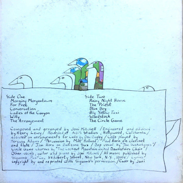 Joni Mitchell : Ladies Of The Canyon (LP, Album, RP, Ter)