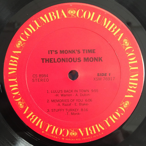 Thelonious Monk : It's Monk's Time (LP, Album)