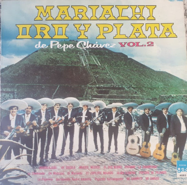 Mariachi Oro Y Plata : Mariachi Oro Y Plata De Pepe Chávez Vol. 2 (LP)