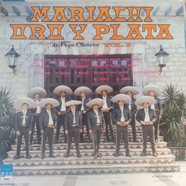 Mariachi Oro Y Plata : Mariachi Oro Y Plata De Pepe Chávez Vol. 2 (LP)