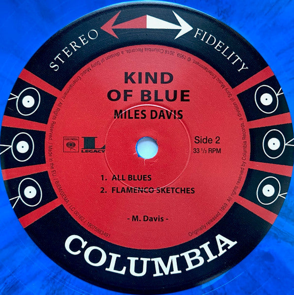 Miles Davis : Kind Of Blue (LP, Album, Ltd, RE, Blu)