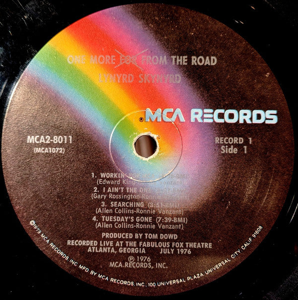 Lynyrd Skynyrd : One More From The Road (2xLP, Album, Pin)