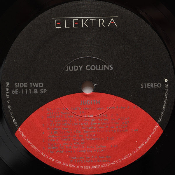 Judy Collins : Judith (LP, Album, RE, Spe)