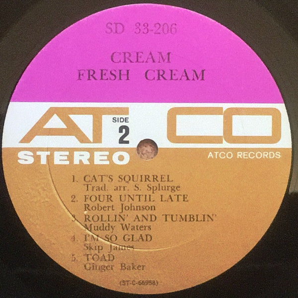 Cream (2) : Fresh Cream (LP, Album, Ter)