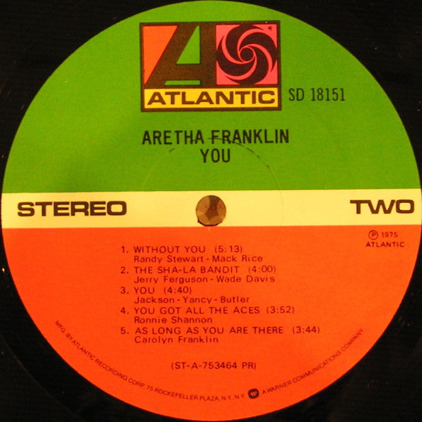 Aretha Franklin : You (LP, Album, PR)
