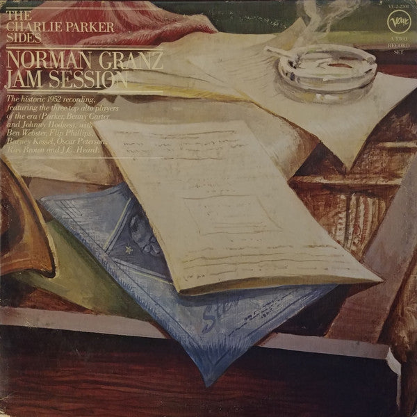 Charlie Parker With Benny Carter / Johnny Hodges / Ben Webster & Oscar Peterson : Norman Granz Jam Session / The Charlie Parker Sides (2xLP, Comp, Mono, RE, Pit)