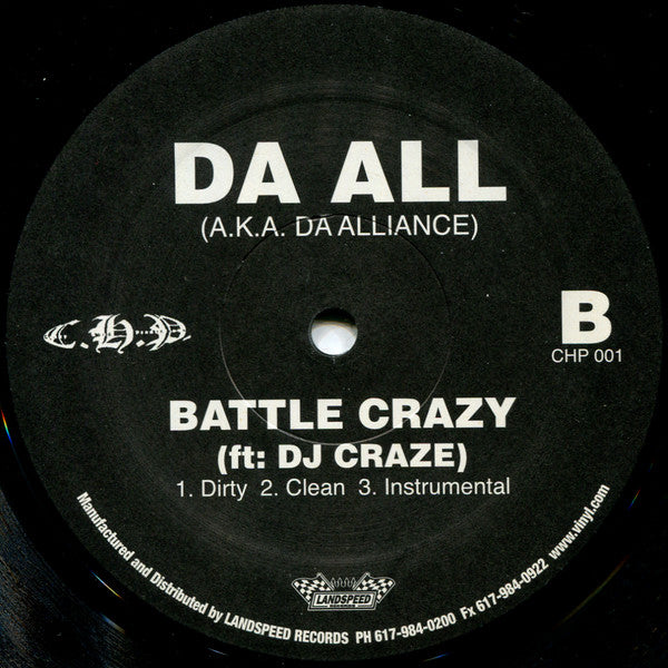 Da All (Da Alliance) : That's Crazy / Battle Crazy (12")