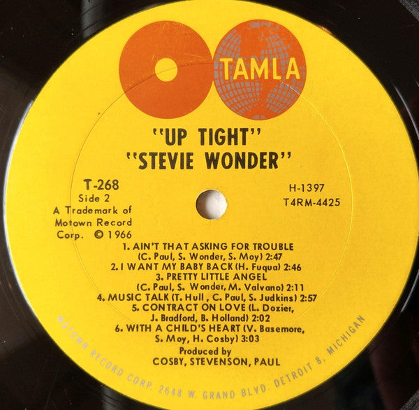 Stevie Wonder : Up-Tight (LP, Album, Mono, Ter)