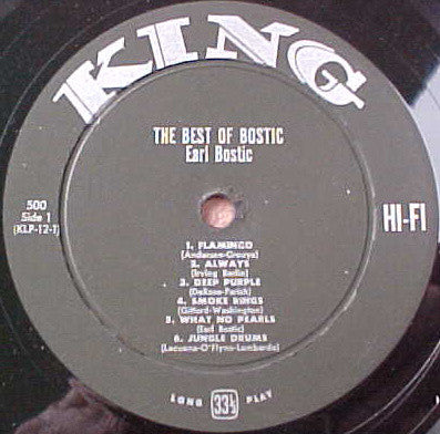 Earl Bostic : Dance To The Best Of Bostic (LP, Comp, Mono)