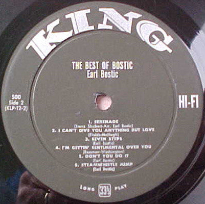 Earl Bostic : Dance To The Best Of Bostic (LP, Comp, Mono)