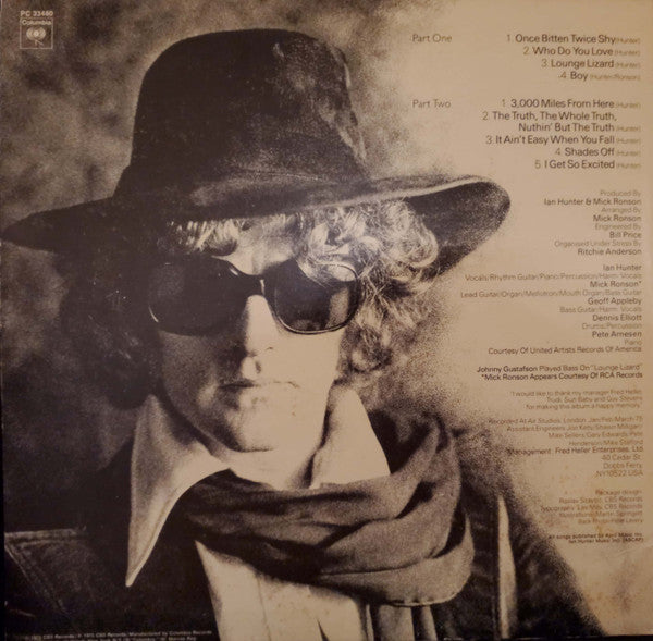 Ian Hunter : Ian Hunter (LP, Album, Pit)