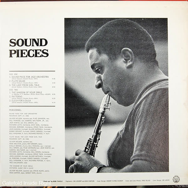 Oliver Nelson : Sound Pieces (LP, Album, Gat)