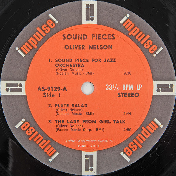Oliver Nelson : Sound Pieces (LP, Album, Gat)