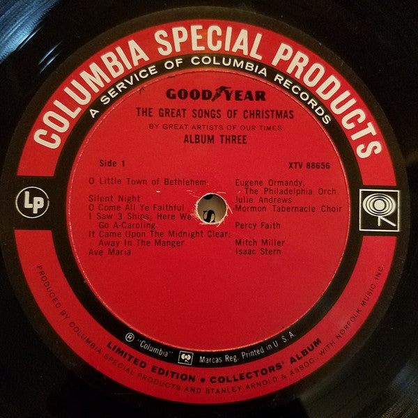 Various : The Great Songs Of Christmas, Album Three (LP, Album, Comp, Ltd, Ter)