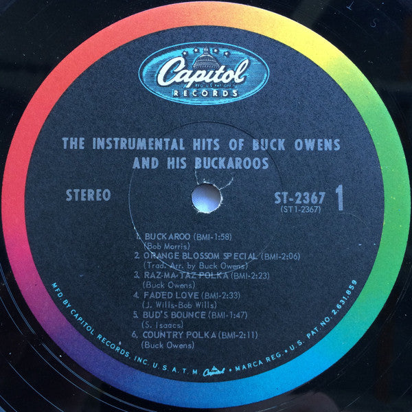 Buck Owens And His Buckaroos : The Instrumental Hits Of Buck Owens And His Buckaroos (LP, Album, Scr)