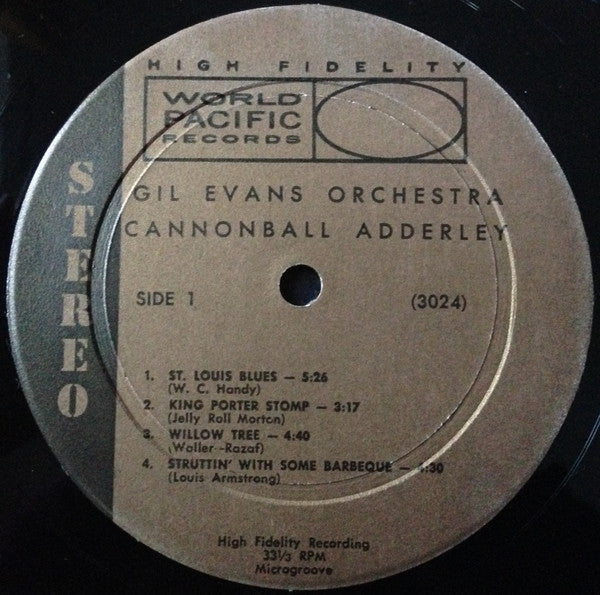 Gil Evans And His Orchestra Featuring Cannonball Adderley : Gil Evans Orchestra Featuring Cannonball Adderley (LP, Album, RE)