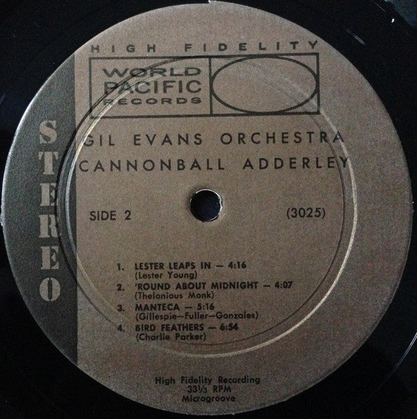 Gil Evans And His Orchestra Featuring Cannonball Adderley : Gil Evans Orchestra Featuring Cannonball Adderley (LP, Album, RE)