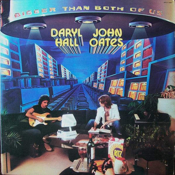 Daryl Hall & John Oates : Bigger Than Both Of Us (LP, Album, Whi)
