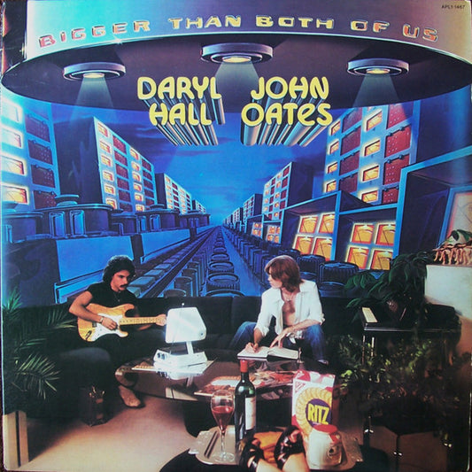 Daryl Hall & John Oates : Bigger Than Both Of Us (LP, Album, Whi)