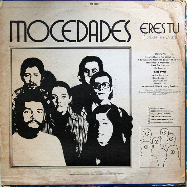 Mocedades : Eres Tu (LP, Album, Son)