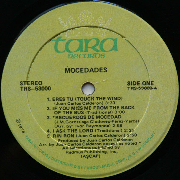 Mocedades : Eres Tu (LP, Album, Son)