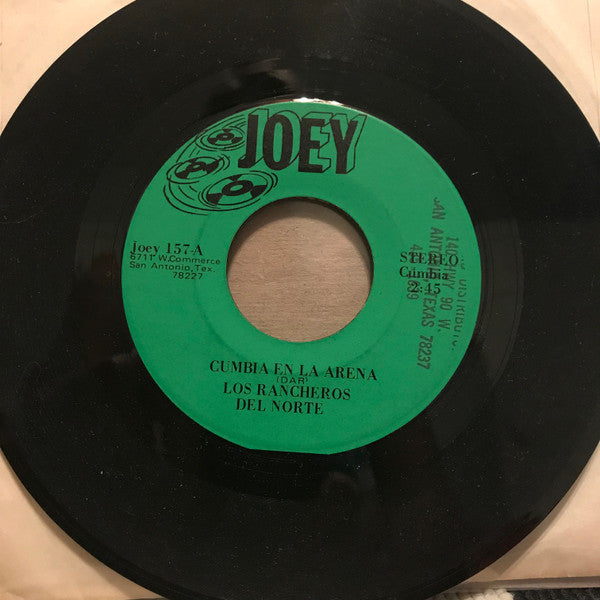 Los Rancheros Del Norte : Cumbia En La Arena / Muchachita Angelical (7", Single)