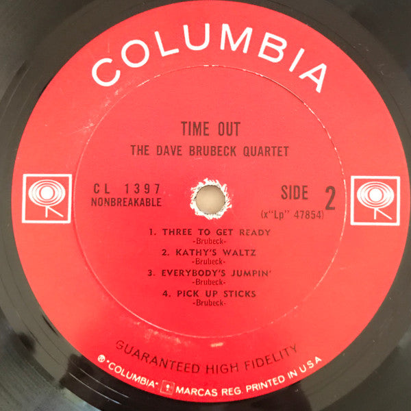 The Dave Brubeck Quartet : Time Out (LP, Album, Mono, RE, Hol)