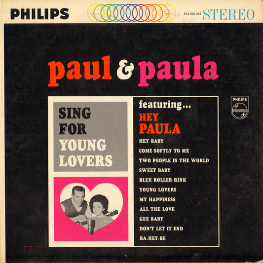 Paul & Paula : Sing For Young Lovers (LP, Album)