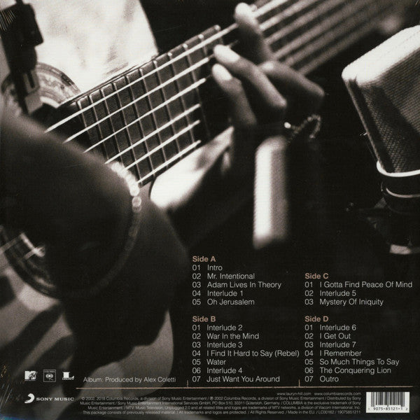 Lauryn Hill : MTV Unplugged No. 2.0 (2xLP, Album, RE)