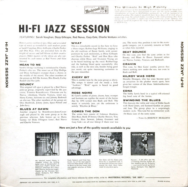 Various : Hi-Fi Jazz Session (LP, Comp)