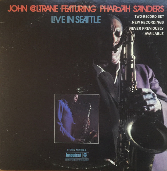 John Coltrane Featuring Pharoah Sanders : Live In Seattle (2xLP, Album, RE, Gat)