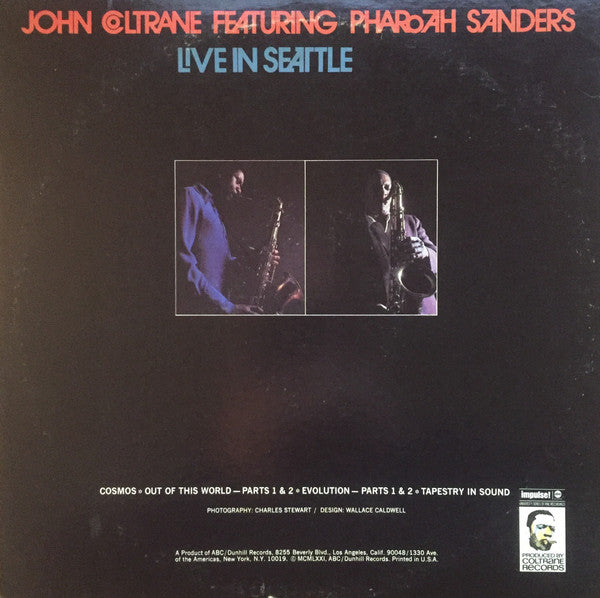 John Coltrane Featuring Pharoah Sanders : Live In Seattle (2xLP, Album, RE, Gat)