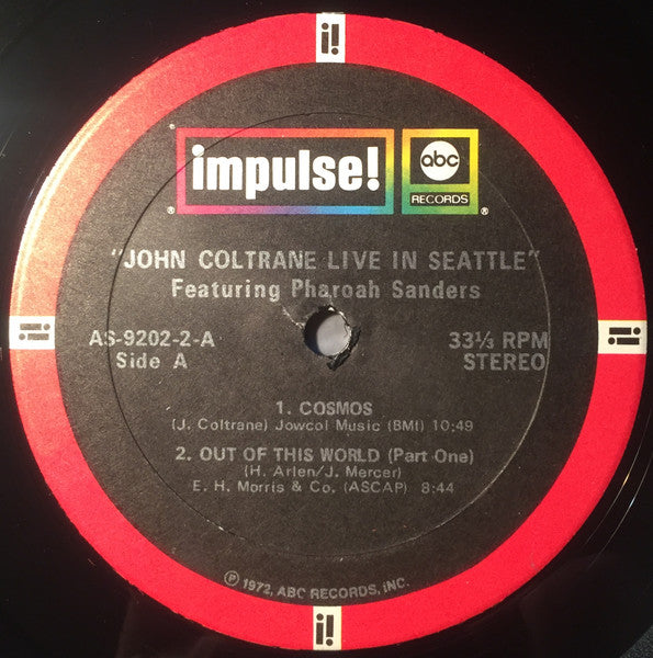 John Coltrane Featuring Pharoah Sanders : Live In Seattle (2xLP, Album, RE, Gat)